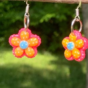 Flower earrings